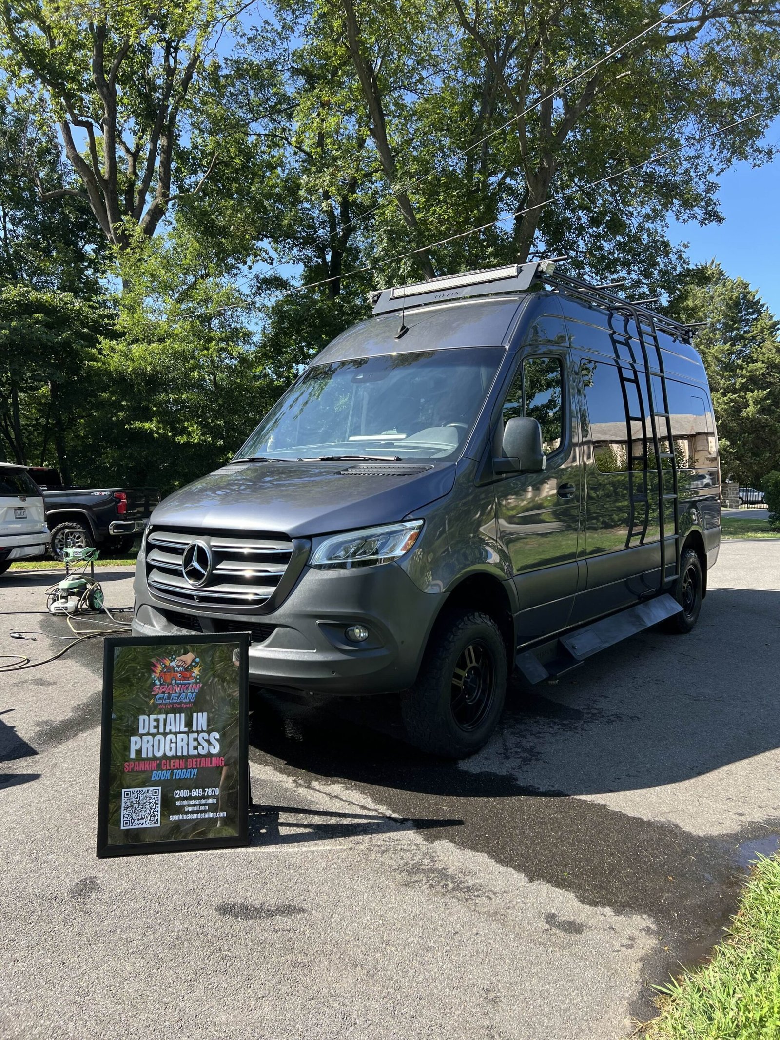 Vehicle exterior after detailing
